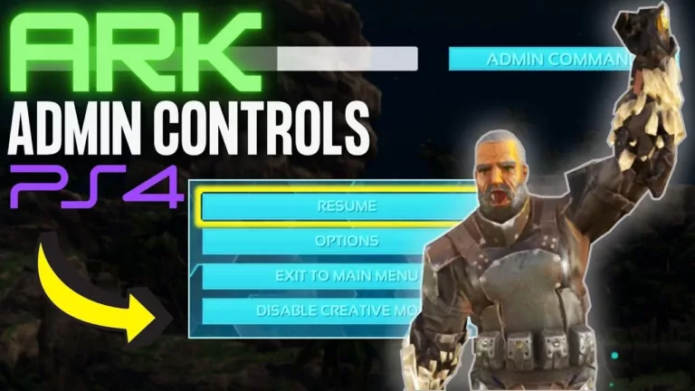 Different Ark Commands Available on PS4 1
