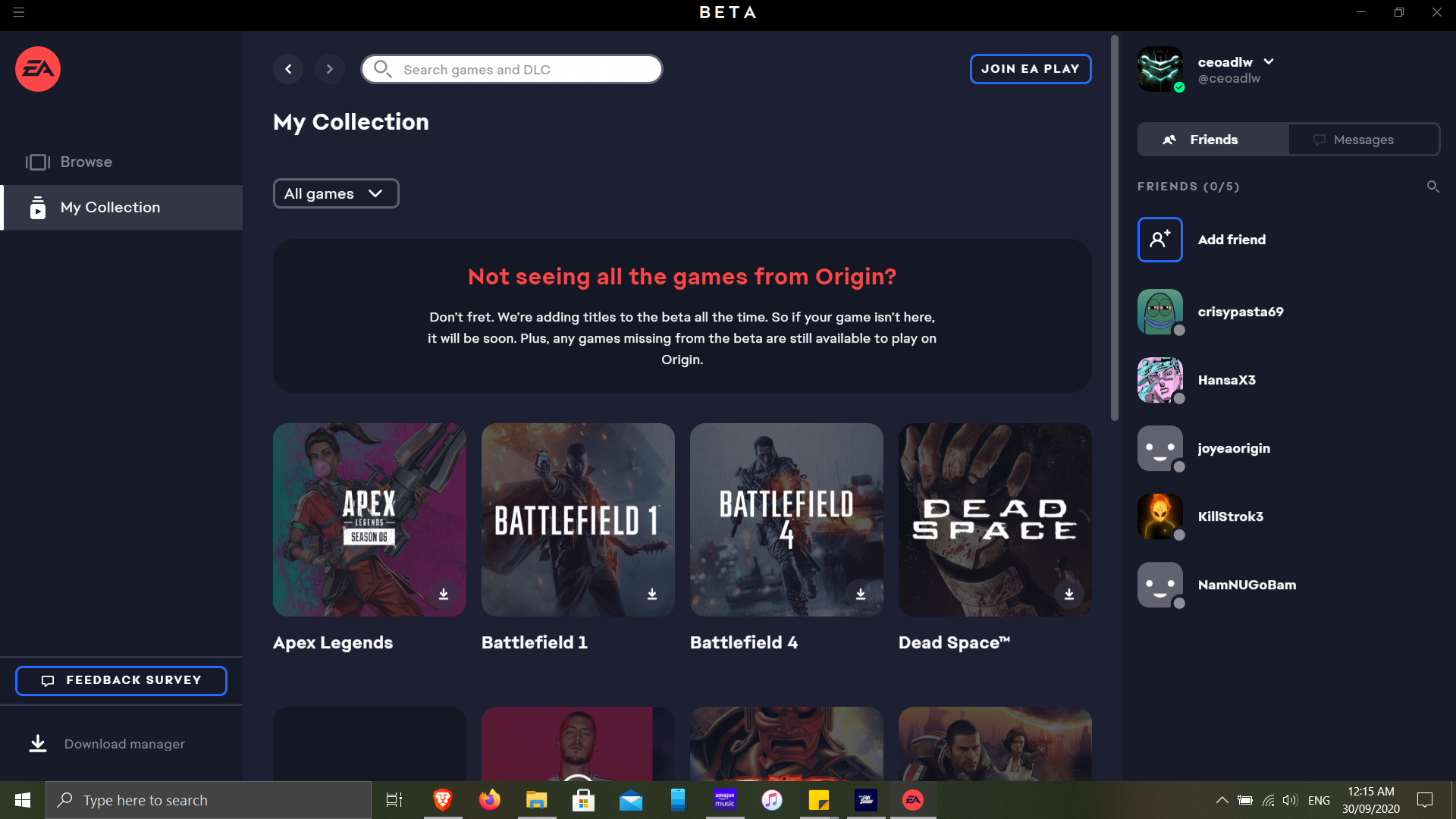 EA Beta App and How to Fix It When It's Not Working 2 EA Beta App and How to Fix It When It's Not Working 1