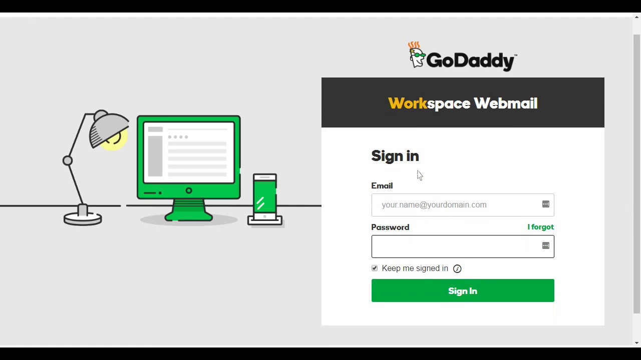 How to Log In to Your GoDaddy Email Account? 1