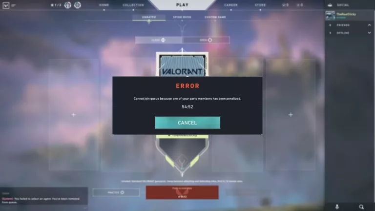 How to Fix Unable to Join Valorant Party? 5