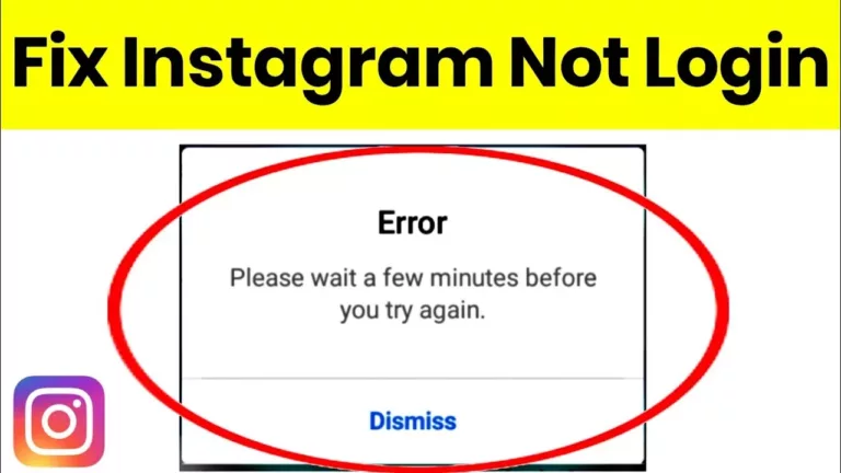 How to Fix the 'Please Wait a Few Minutes' Error on Instagram? 3