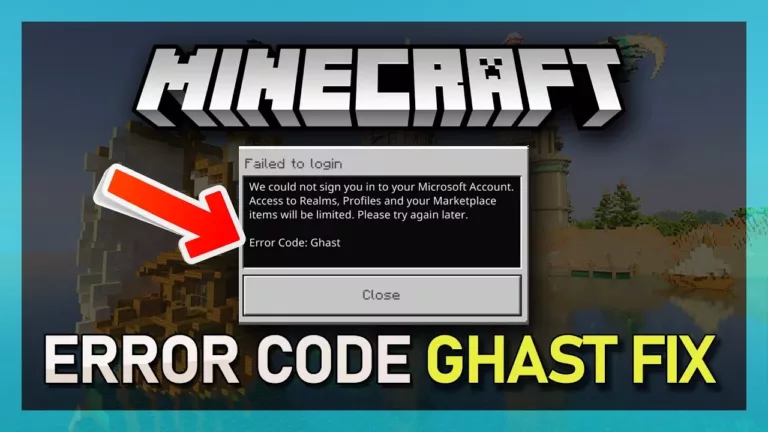 Troubleshooting the Minecraft Error Code Ghast 9