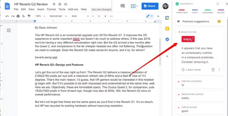 How to Use Grammarly in Google Docs? 9