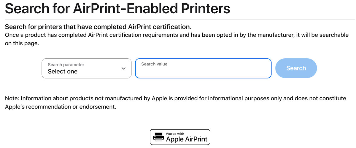 Check AirPrint and Network Basics