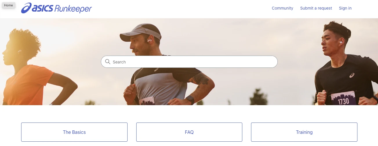 Contacting Runkeeper Support
