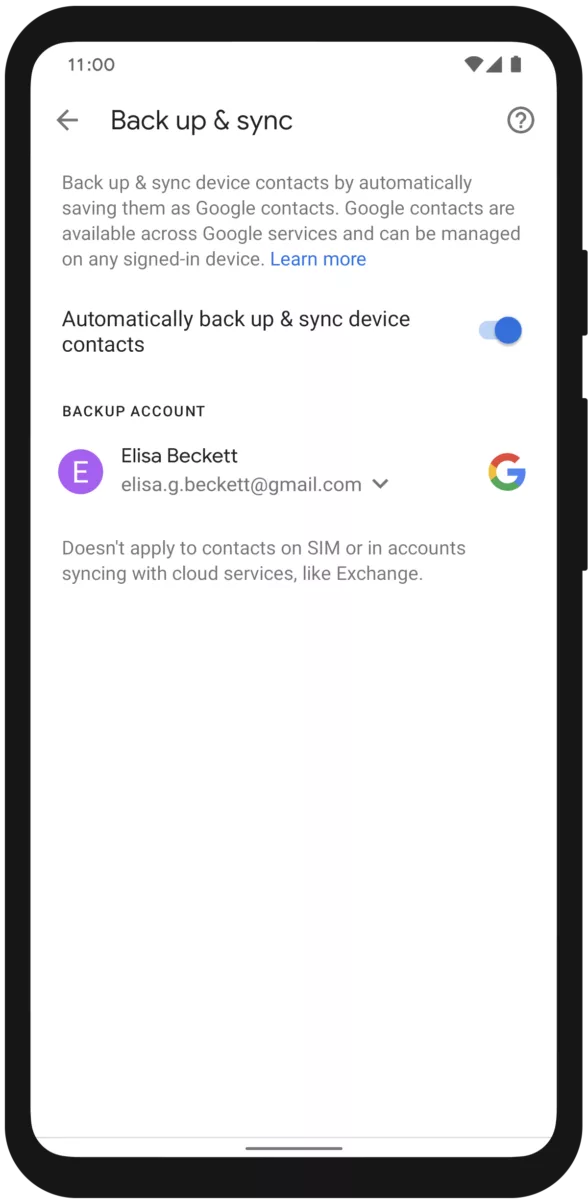 How to Auto Sync Contacts With Gmail? 1