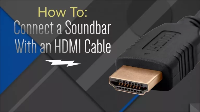 How to Connect Your Vizio Sound Bar with HDMI? 11