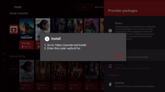 How to Install Syncler Kosmos and Express Packages? 1