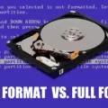 Comparing Quick vs Full Formatting of Hard Drives 7