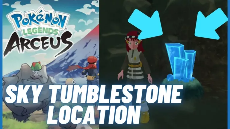 Where to Find Sky Tumblestone Legends Arceus? 1