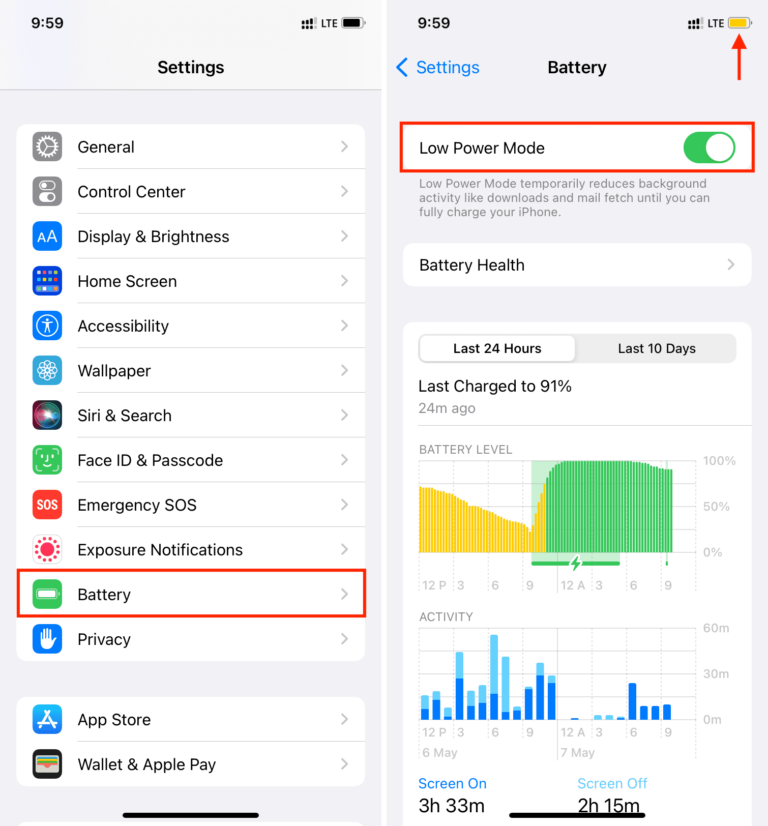 Why is My Phone Battery Icon Yellow? 11