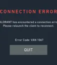 All You Need to Know About Error Code Van 1067 15