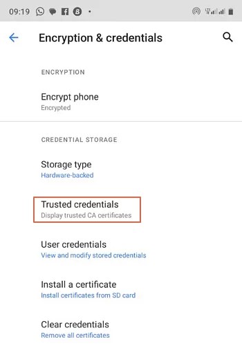 What Trusted Credentials Should Be On Your Phone? 6 What Trusted Credentials Should Be On Your Phone? 5