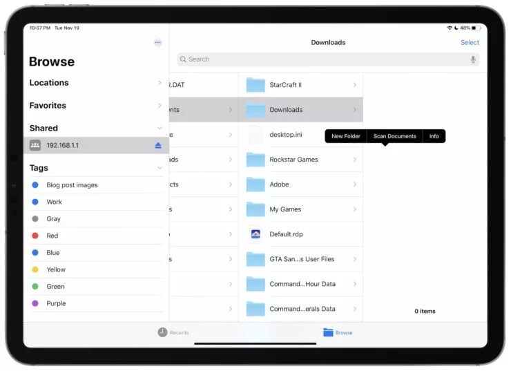 How to Access Windows 10 Shared Folder From iPad? 13