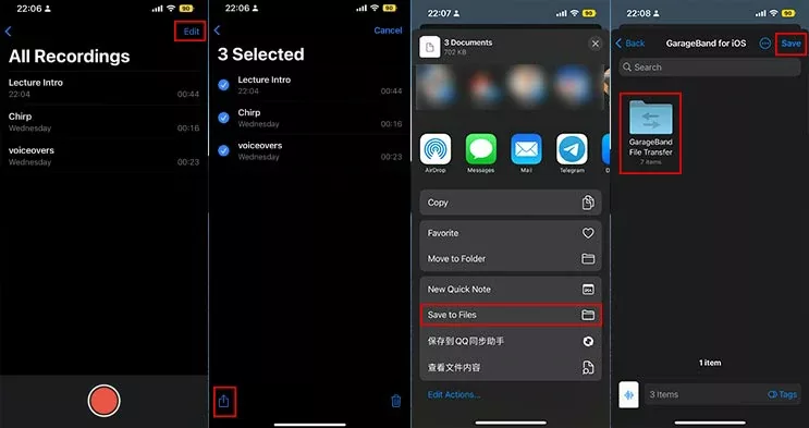 How to Combine Voice Memos? 1