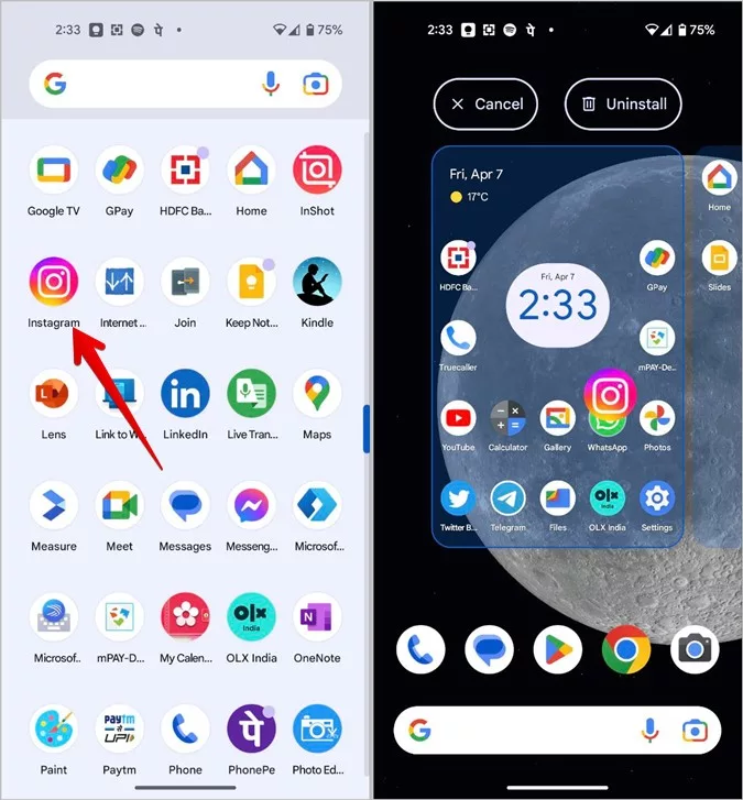 How to Add Instagram Shortcut Icon to Your Android Home Screen? 19