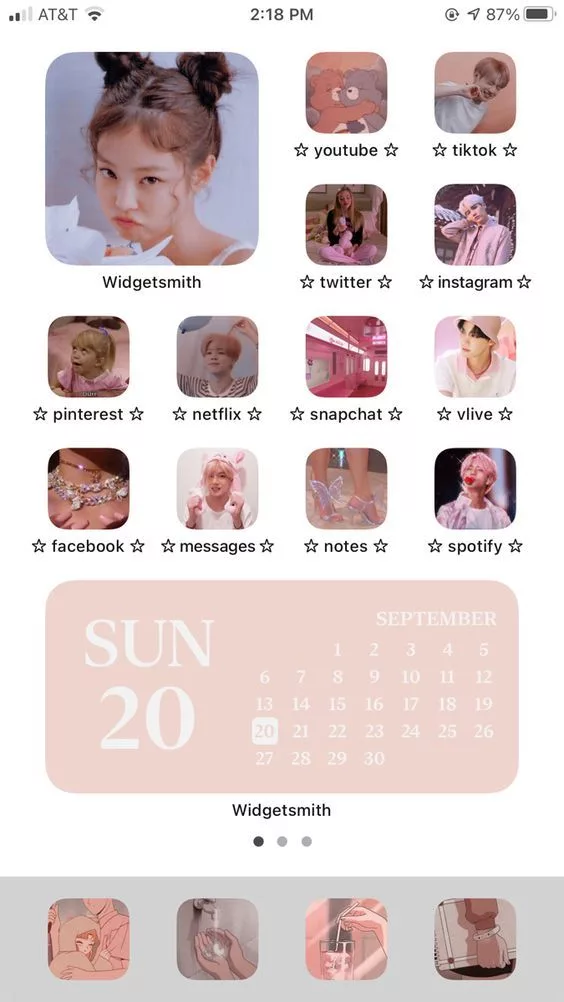 Kpop iOS 14 Ideas: How to Customize Your iPhone Home Screen 7
