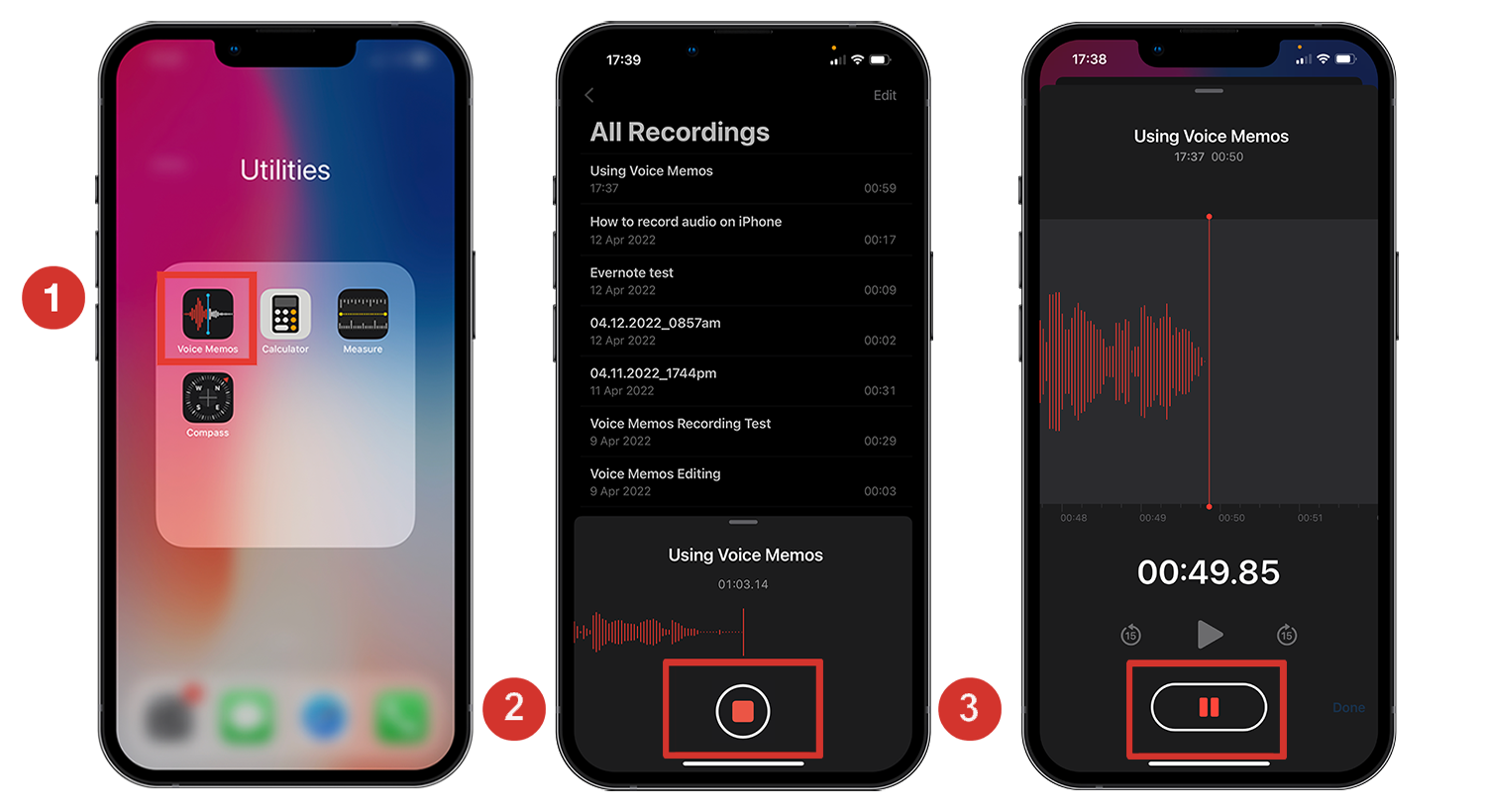 How to Secretly Record Audio on iPhone? 2 How to Secretly Record Audio on iPhone? 1