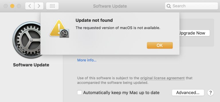 How to Troubleshoot the 'Requested Version of macOS is Not Available' Error? 13
