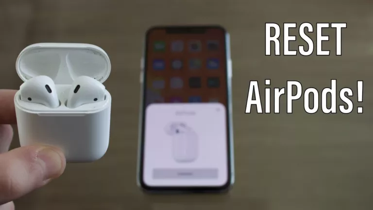 How to Reset AirPods When They Won't Respond? 5