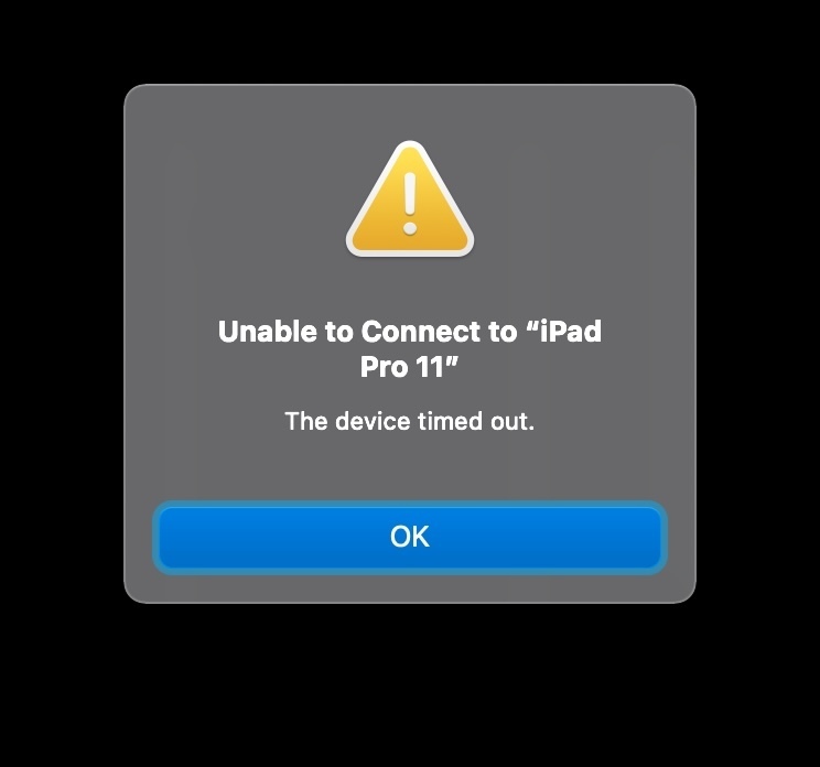 How to Solve the Sidecar 'Device Timed Out' Error on Your iPad? 1