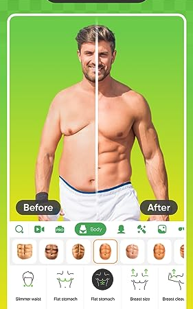 How to Make Your Stomach Look Flat On Facetune? 2 How to Make Your Stomach Look Flat On Facetune? 1