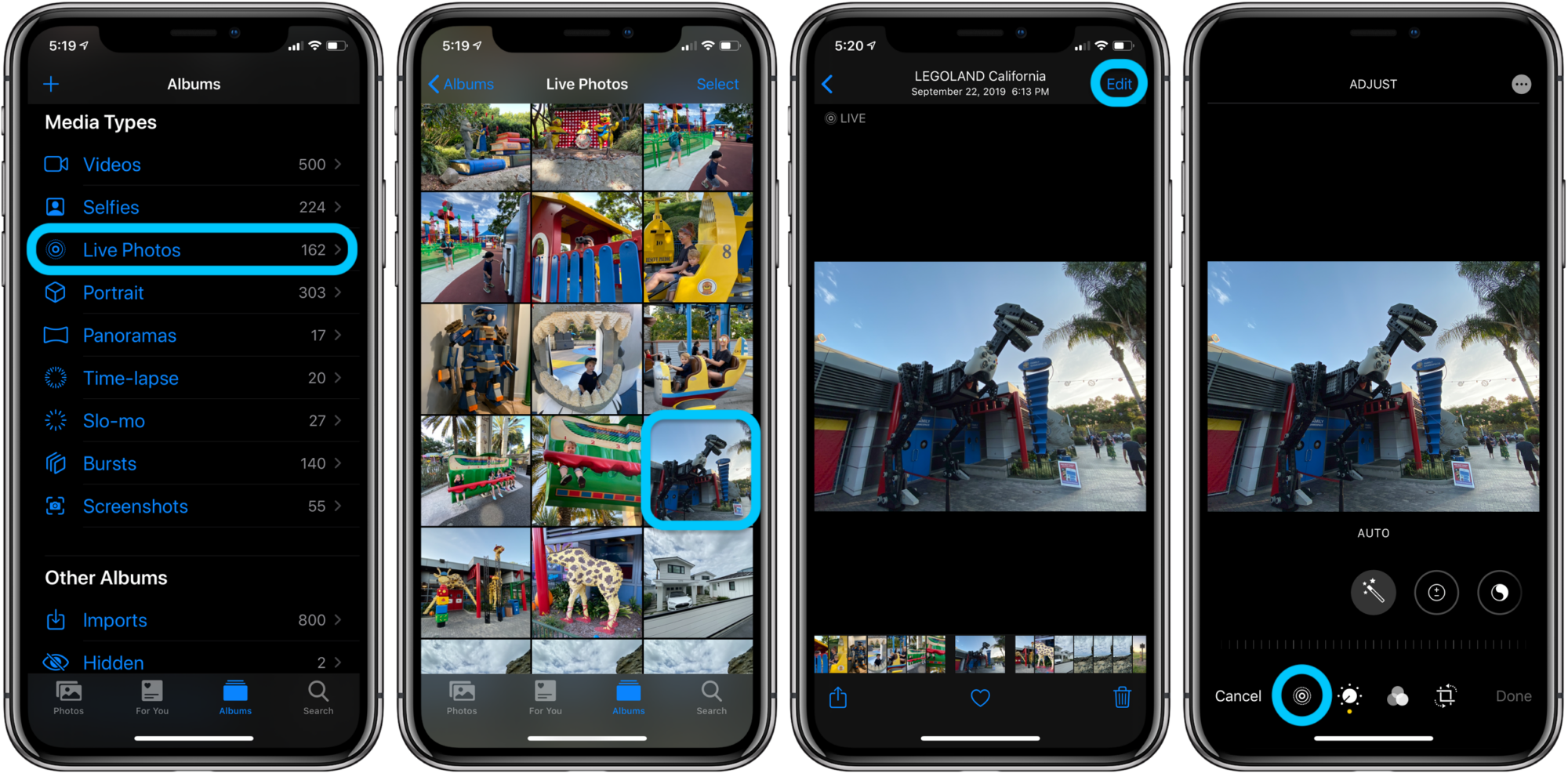 How to Turn Off Live Photos for Existing Pictures? 2 How to Turn Off Live Photos for Existing Pictures? 1