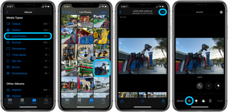 How to Turn Off Live Photos for Existing Pictures? 1