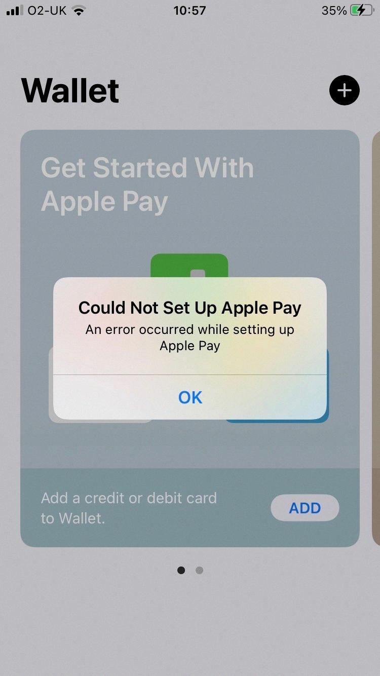 apple pay error