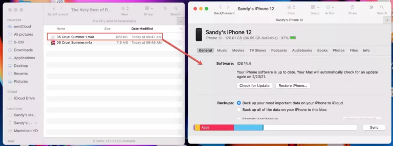 How to Easily Add Custom Ringtones to Your iPhone in Big Sur? 1