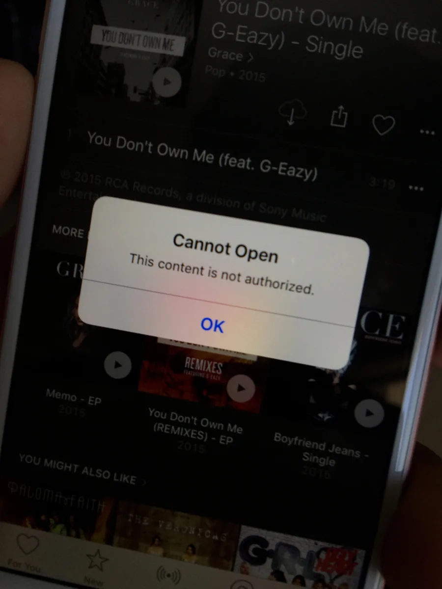 Troubleshooting 'Content Not Authorized' Error on Apple Music DeviceMAG