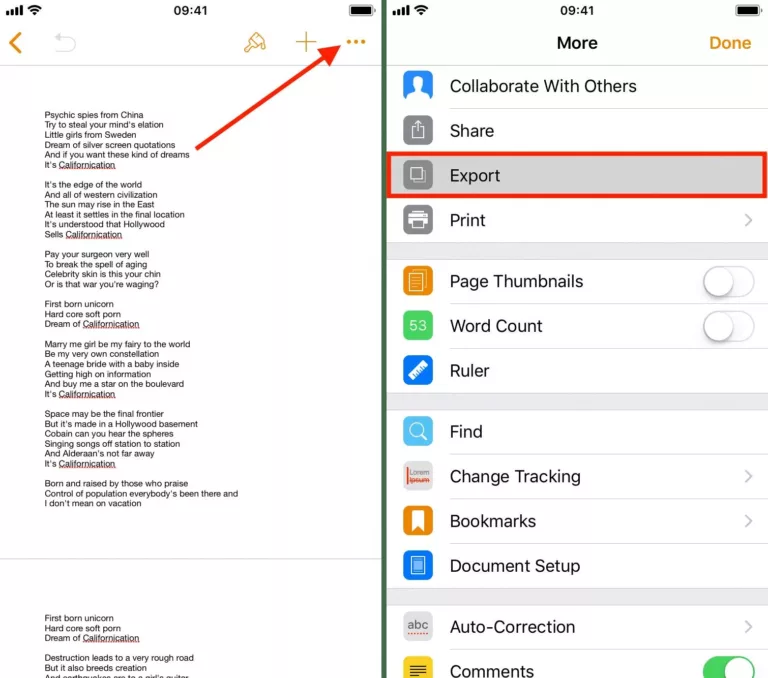 how to Convert Word to Pages on iPad? 5