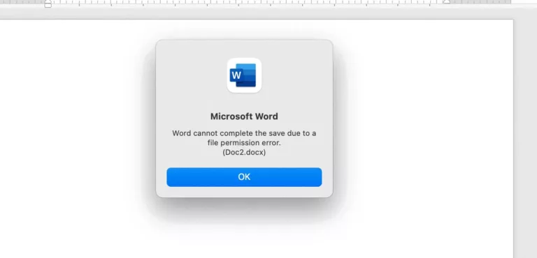 How to Resolve File Permission Errors on Word for Mac? 9