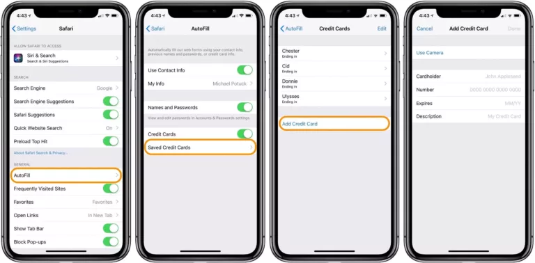 How to Change Autofill Credit Card On iPhone? 17