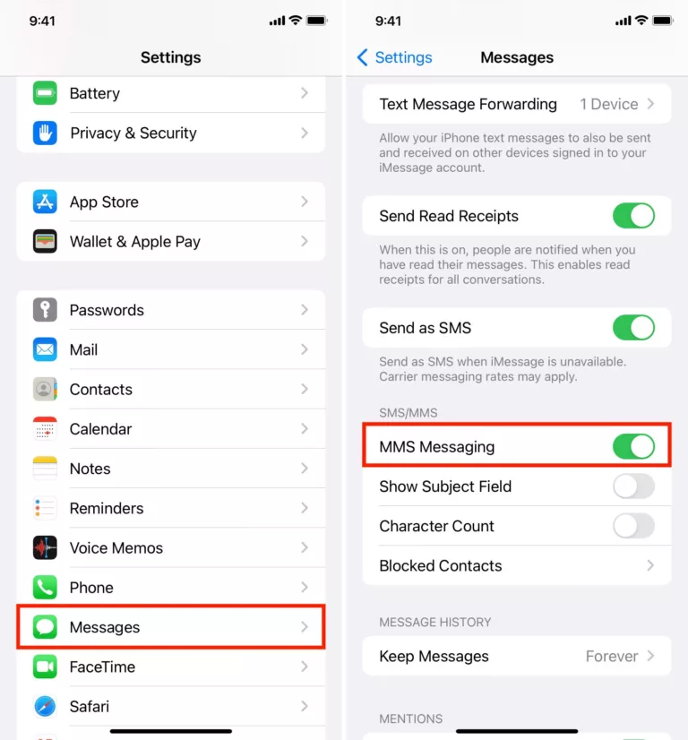 How to Troubleshoot iPhone 12 Picture Message Issues? 3