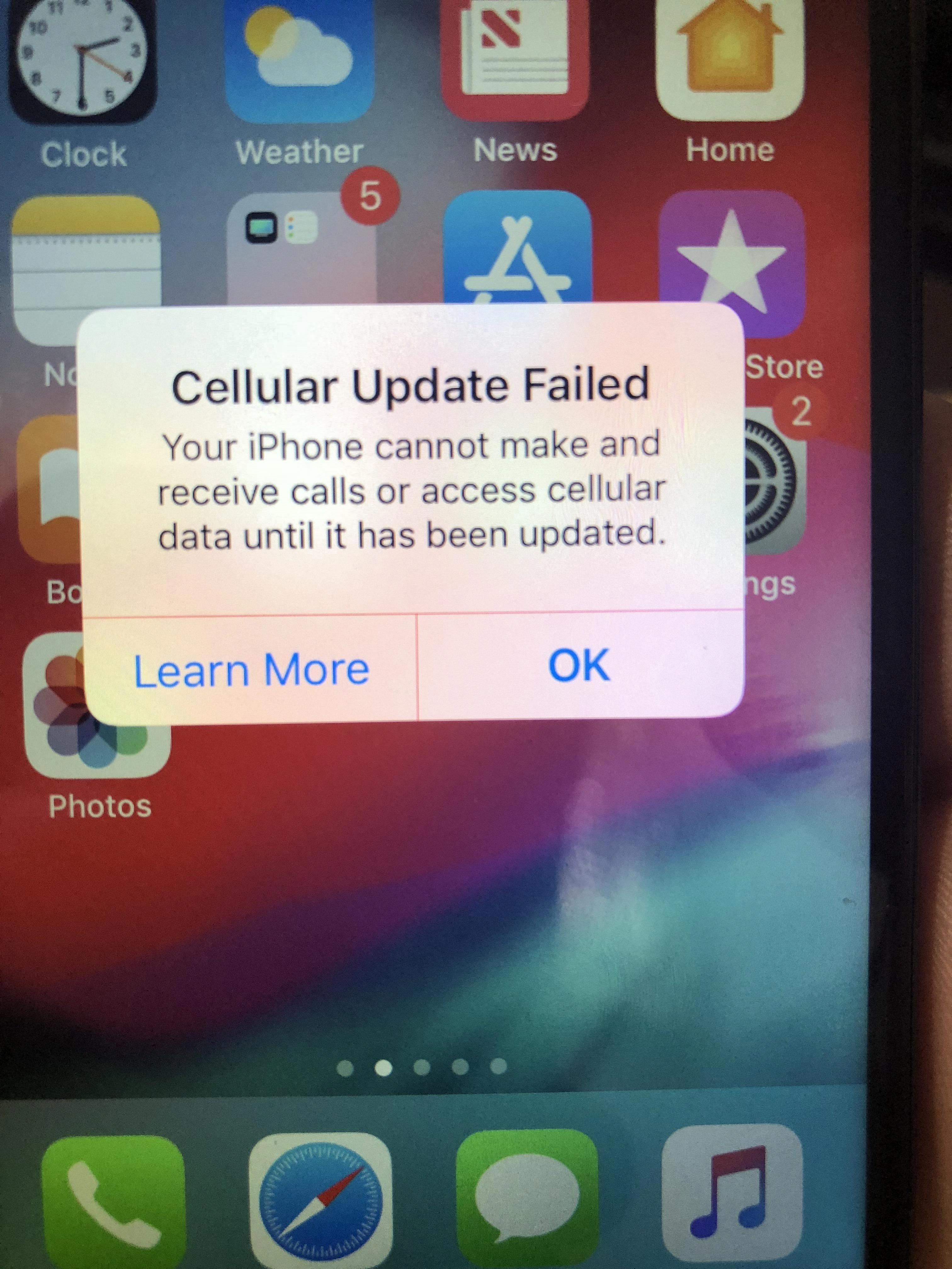 How to Troubleshoot iPhone Cellular Update Issues? 7