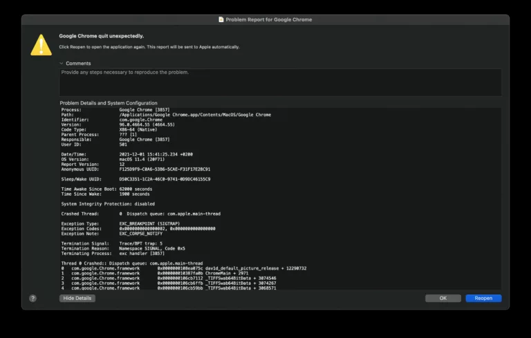 How to Fix Chrome Crashes on Mac? 7