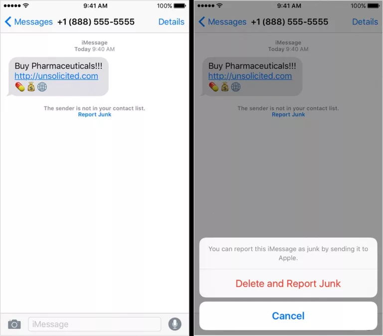 How to Report and Stop iMessage Spam? 9
