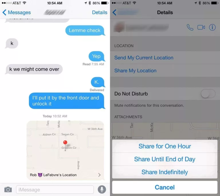 How to Share Your Location in Google Messages and iMessage? 7