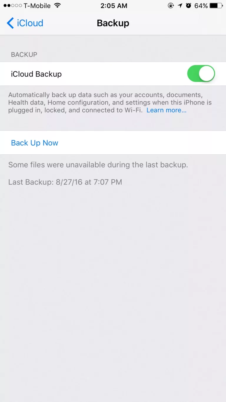 How to Troubleshoot "Some Files Were Unavailable During the Last Backup"? 3