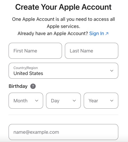 How to Create an Apple ID on Android? 6 How to Create an Apple ID on Android? 5
