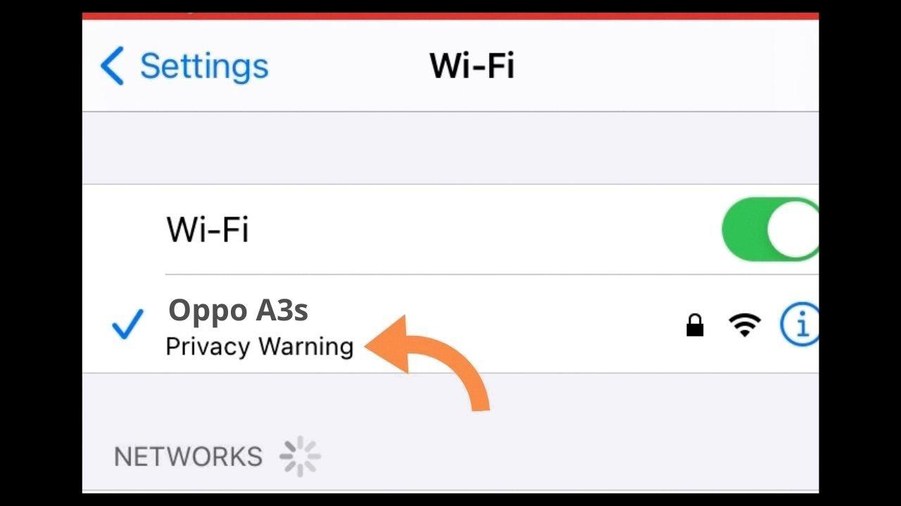 wifi privacy warning wifi privacy warning
