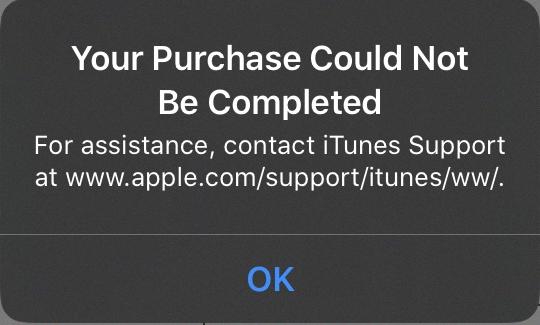 your purchase couldn t be completed apple your purchase couldn t be completed apple