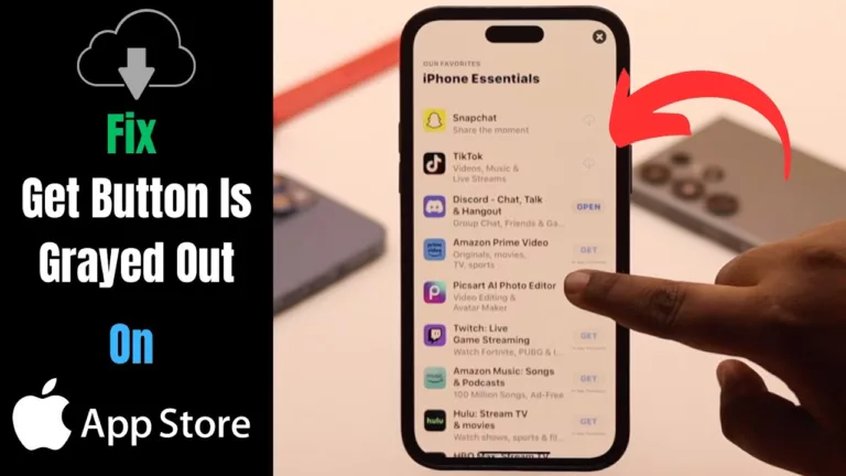Why is Get Button Greyed Out In the App Store? 5