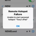 Remote Hotspot Failure: Understanding the Issue and Troubleshooting Steps 8