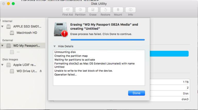 How to Fix Unable to Write to the Last Block of the Device On Mac? 11