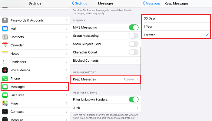 Why is Your Text History Gone? 2 Why is Your Text History Gone? 1