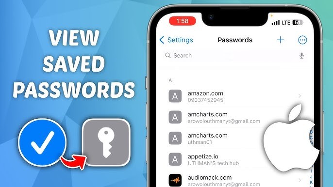 How to View Saved Passwords on iPhone iOS 14? 3