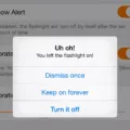 Why is Your Flashlight Disabled? 7