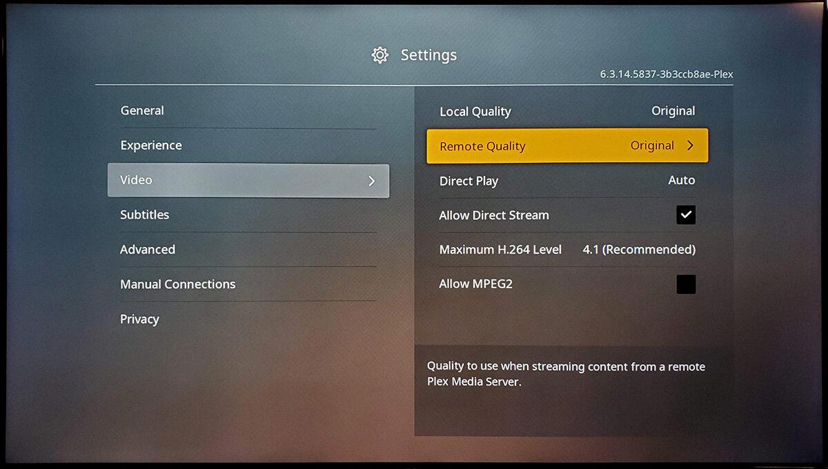 plex direct play is disabled